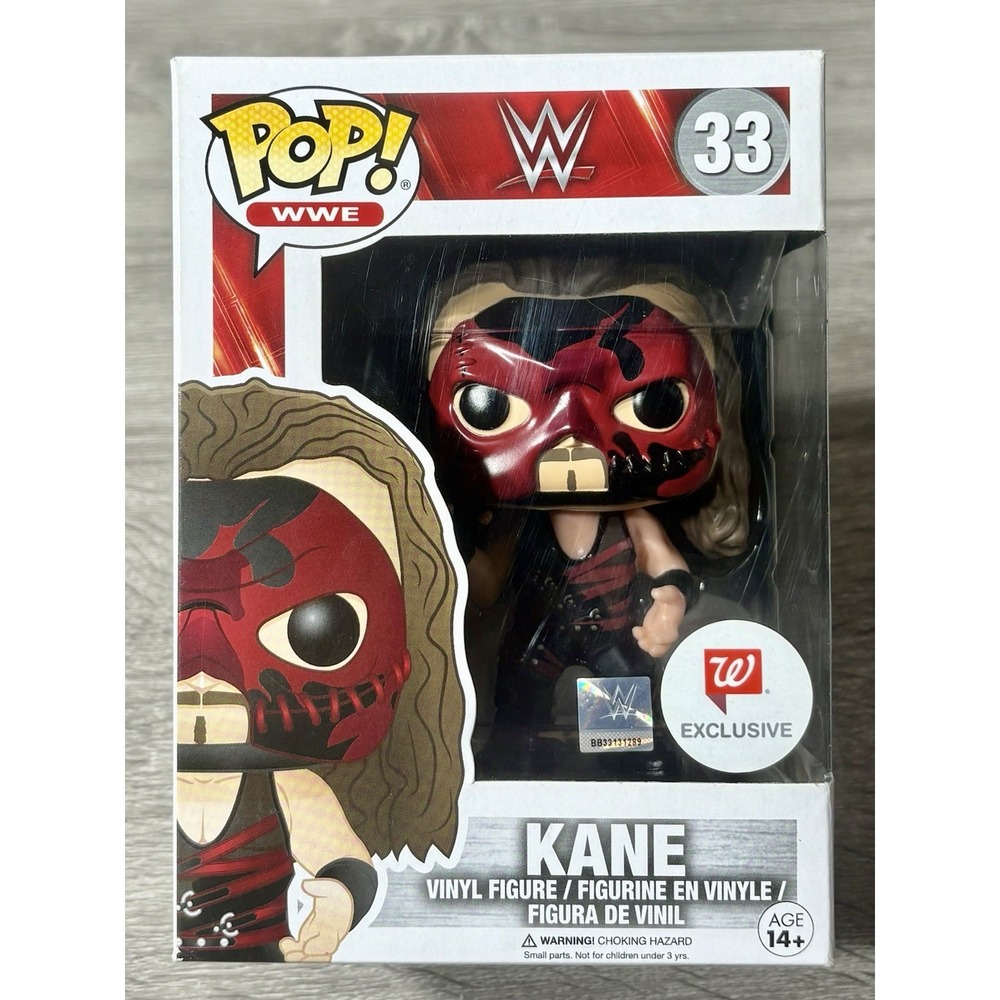 Funko Pop! #33: WWE - Kane - Walgreens Exclusive. New in Box